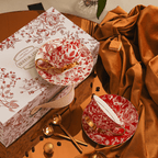 Jingdezhen Bone China Coffee Cup Set- Luxury Bridal Shower Gift for BFF