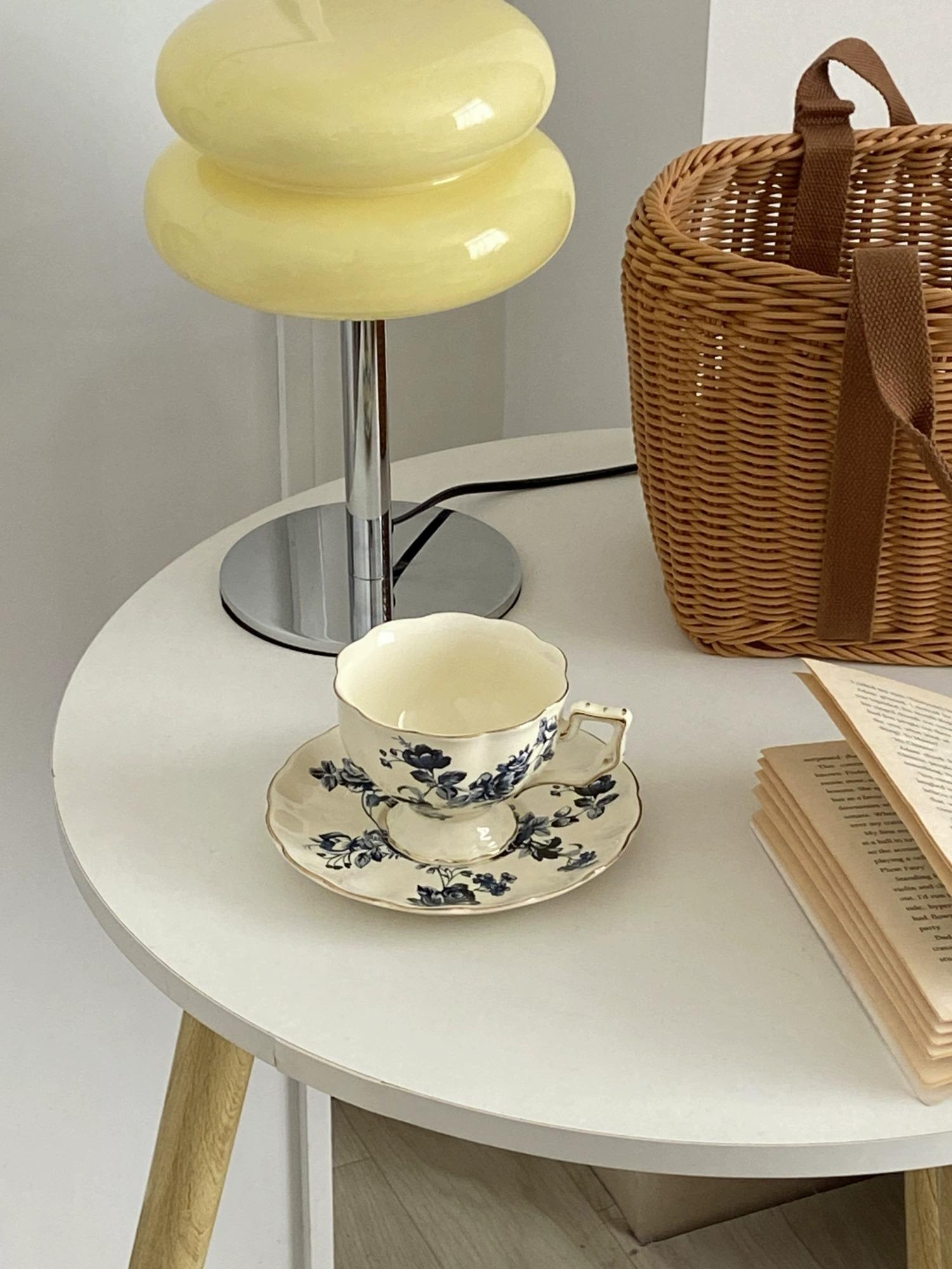 French Afternoon Tea Coffee Cup - European Elegant Cup and Saucer Set | High-End Birthday Gift