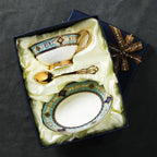 Bohemian Elegant Bone China Coffee Cup &Mug - Light Luxury European High-End Tea Cup