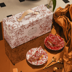 Jingdezhen Bone China Coffee Cup Set- Luxury Bridal Shower Gift for BFF